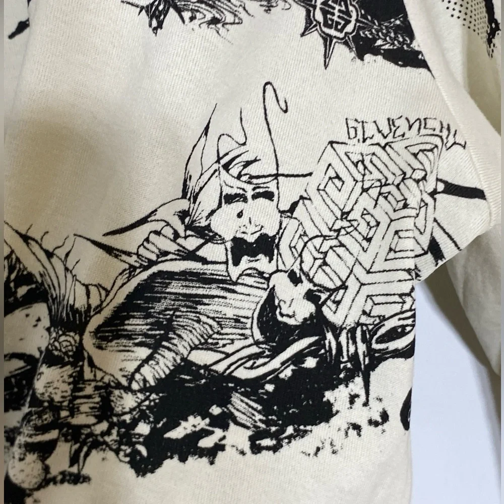 Givenchy MEN’S GOTHIC OVERSIZED HOODIE Size SMALL VGC Made in Portugal - Picture 11 of 16